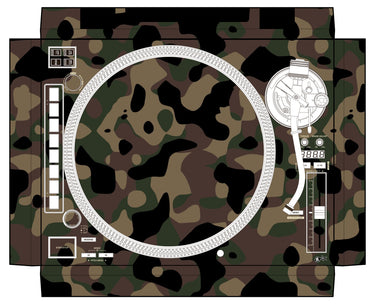 Reloop RP 8000 MK2 Skin Camo Woodland